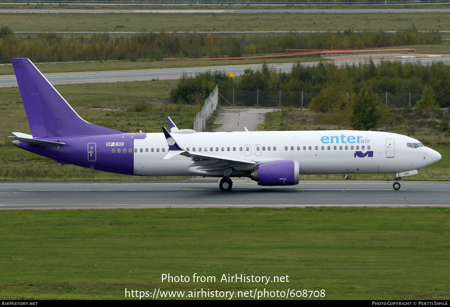 Aircraft Photo of SP-EXE | Boeing 737-8 Max 8 | Enter Air | AirHistory.net #608708