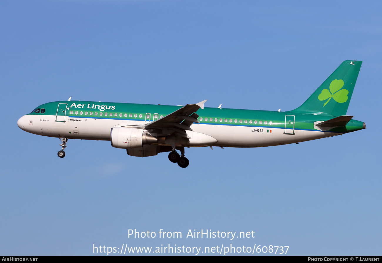 Aircraft Photo of EI-GAL | Airbus A320-214 | Aer Lingus | AirHistory ...