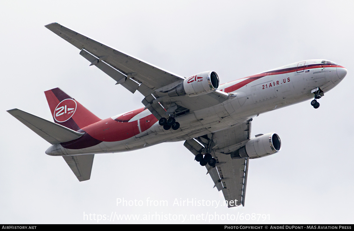 Aircraft Photo of N999YV | Boeing 767-241/ER(BDSF) | 21 Air | AirHistory.net #608791