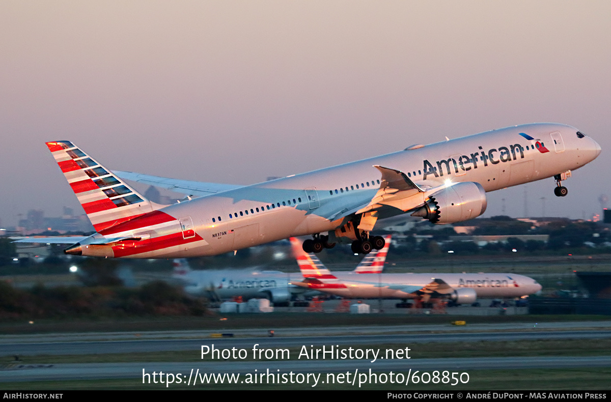 Aircraft Photo of N837AN | Boeing 787-9 Dreamliner | American Airlines | AirHistory.net #608850