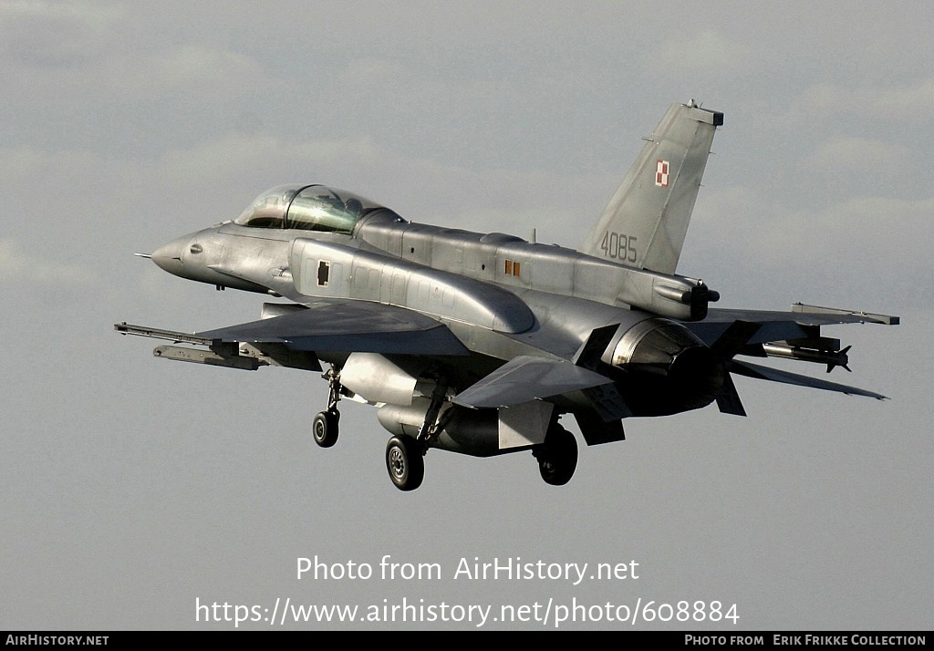 Aircraft Photo of 4085 | Lockheed Martin F-16D Fighting Falcon | Poland - Air Force | AirHistory.net #608884