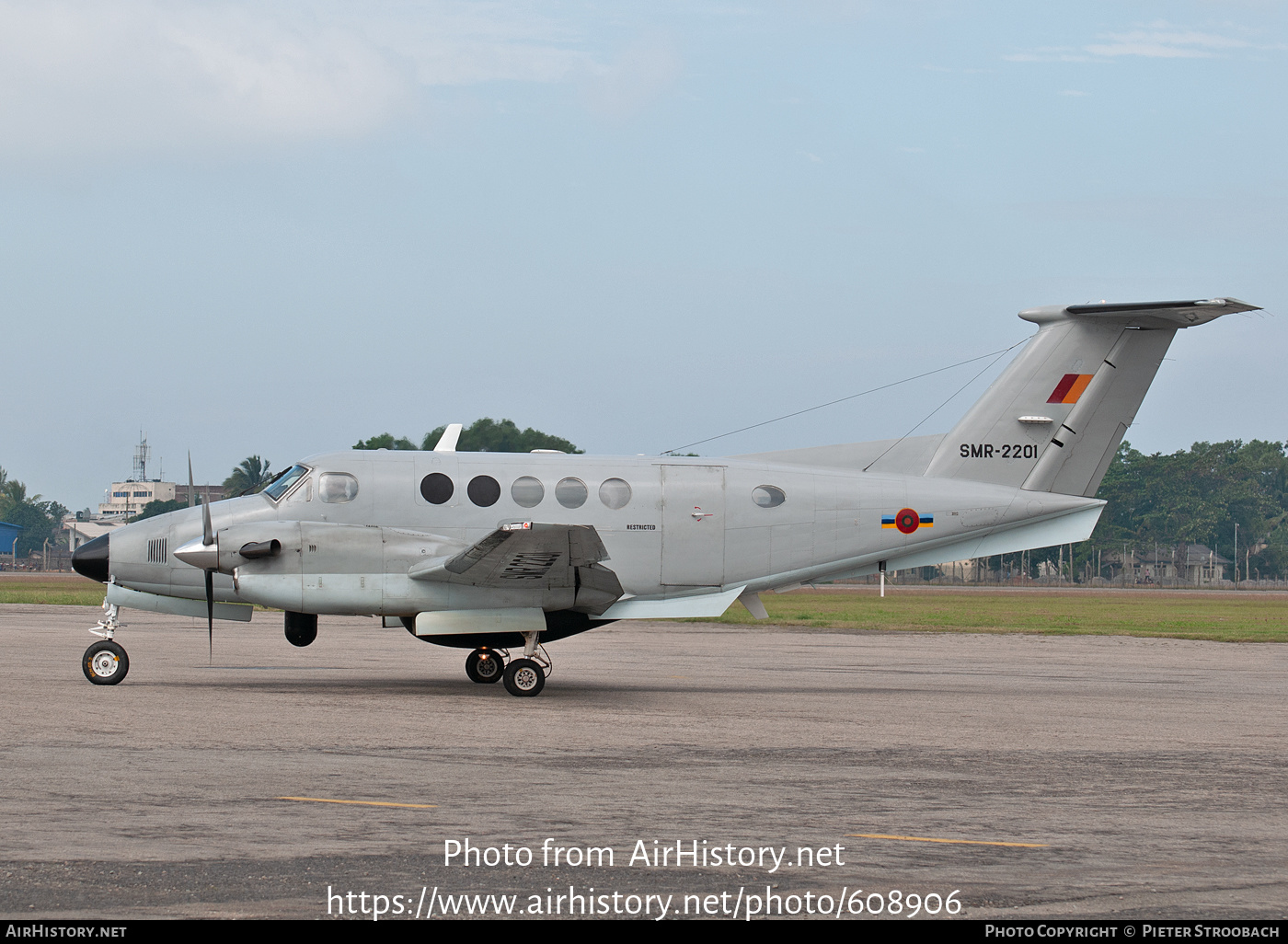 Aircraft Photo of SMR-2201 | Beech B200 Super King Air | Sri Lanka - Air Force | AirHistory.net #608906