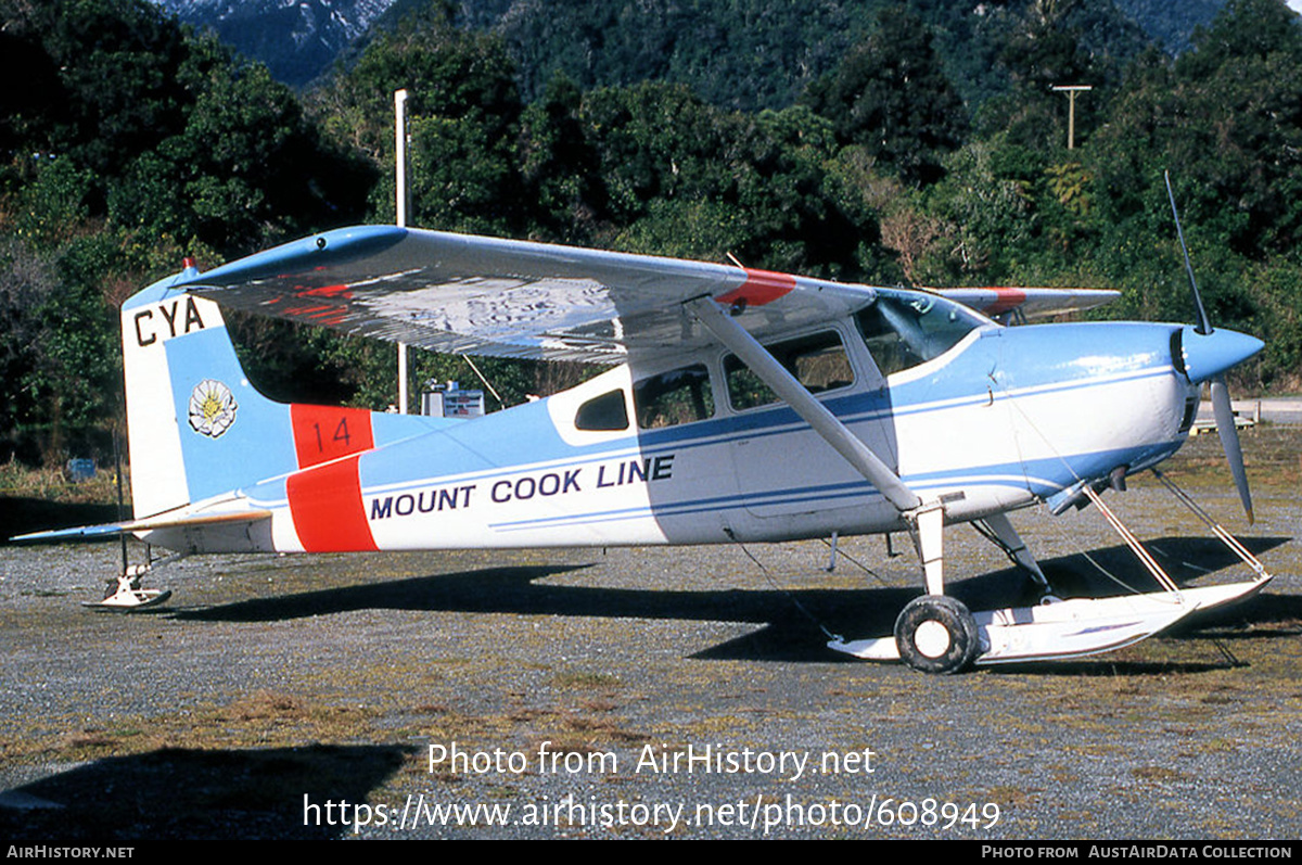 Aircraft Photo of ZK-CYA / CYA | Cessna 185E Skywagon | Mount Cook Line | AirHistory.net #608949