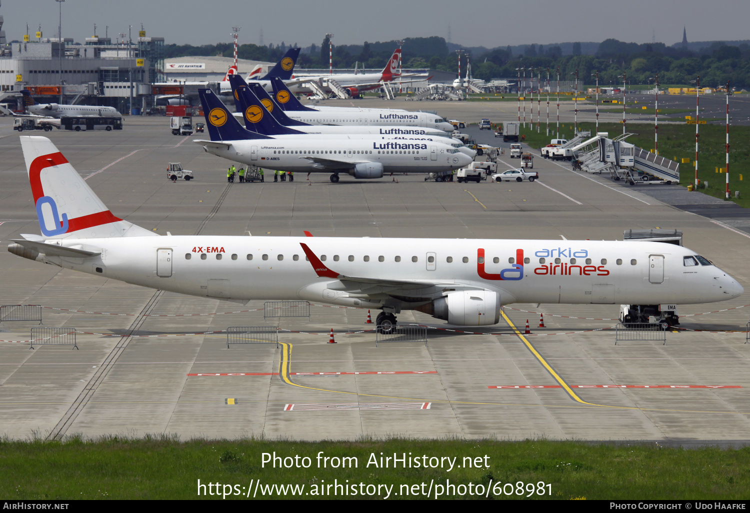 Aircraft Photo of 4X-EMA | Embraer 195LR (ERJ-190-200LR) | Arkia Israeli Airlines | AirHistory.net #608981