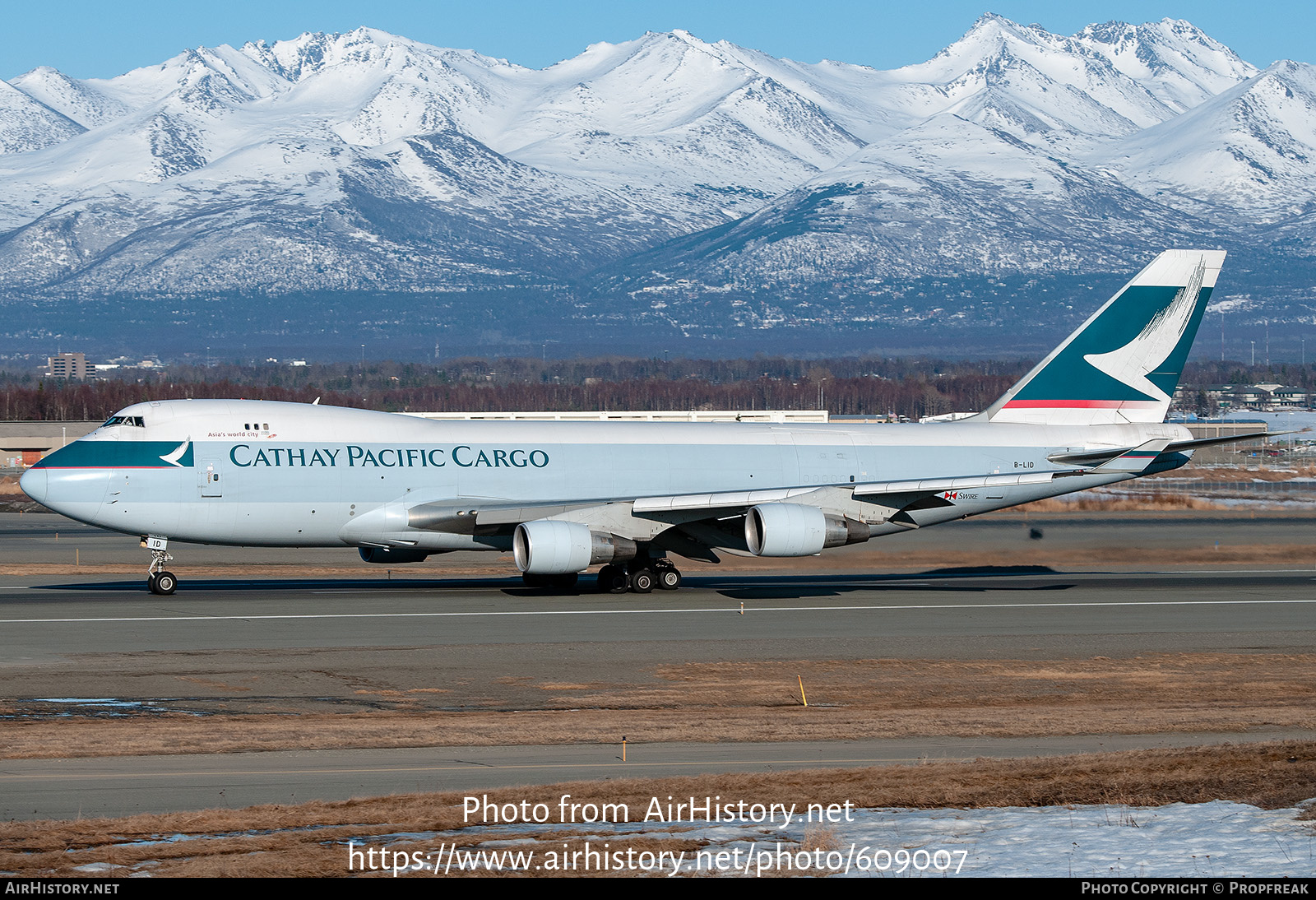 Aircraft Photo Of B-LID | Boeing 747-467F/ER/SCD | Cathay Pacific ...