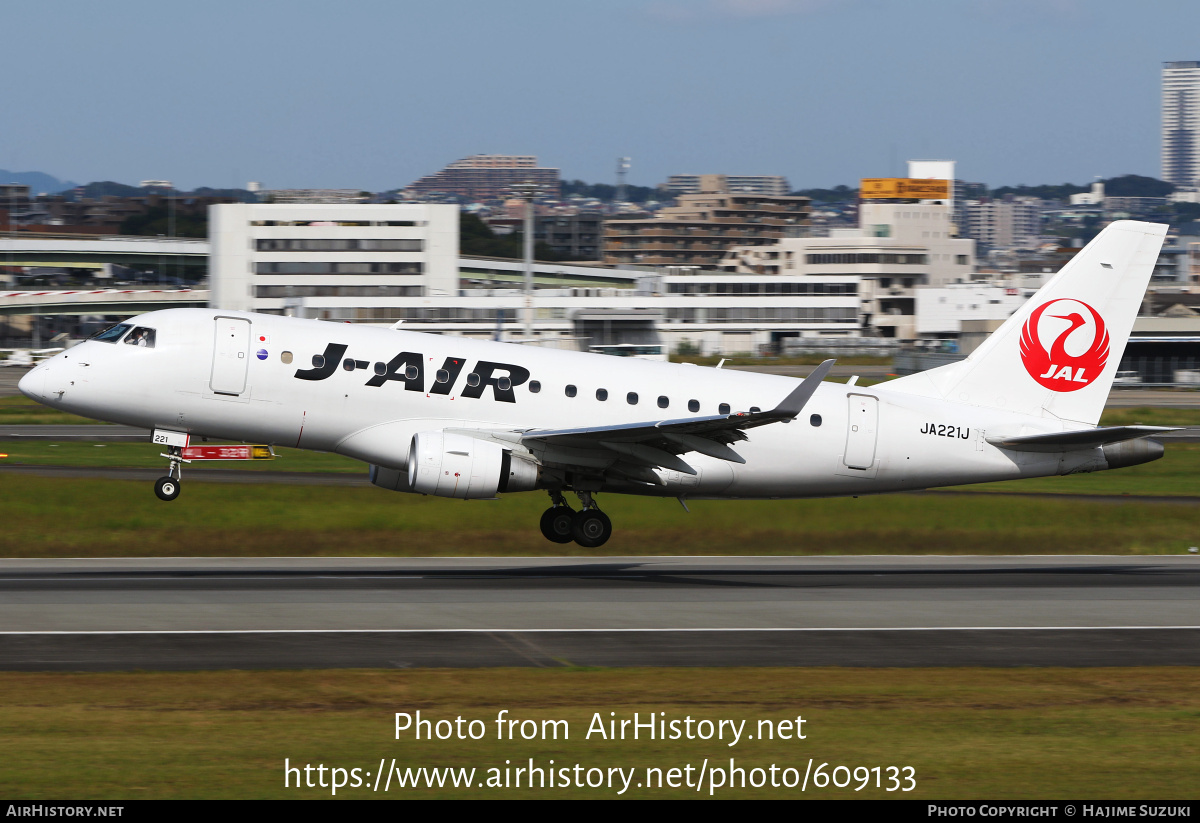 Aircraft Photo of JA221J | Embraer 170STD (ERJ-170-100STD) | J-Air | AirHistory.net #609133