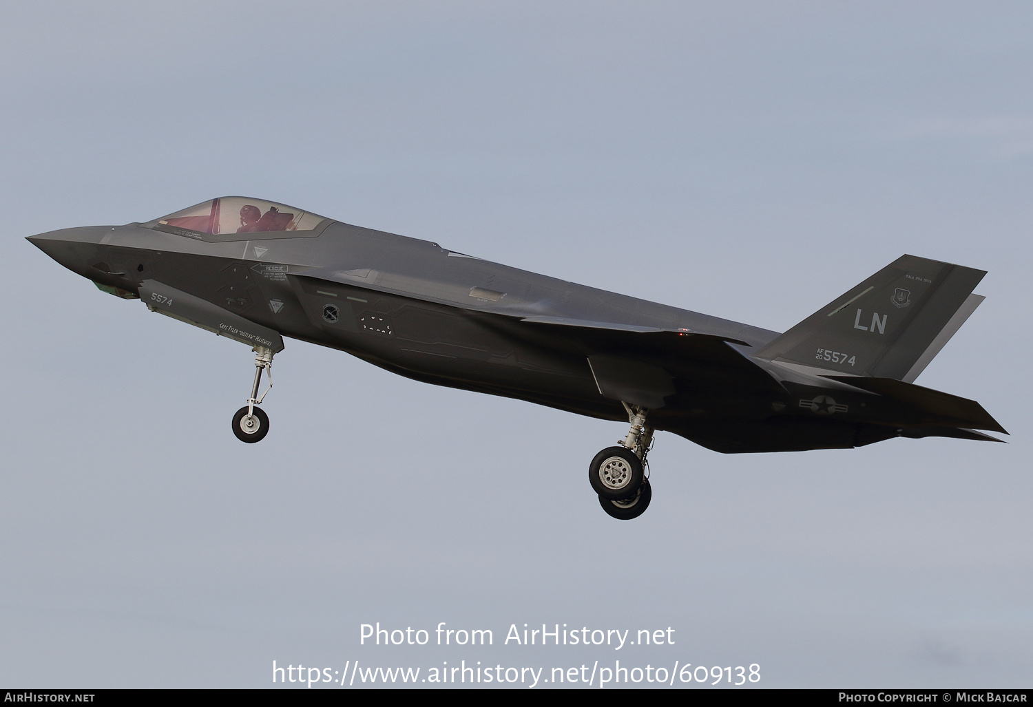 Aircraft Photo of 20-5574 / AF20-5574 | Lockheed Martin F-35A Lightning II | USA - Air Force | AirHistory.net #609138