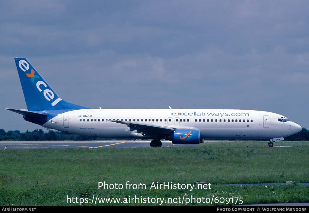 Aircraft Photo of G-XLAA | Boeing 737-8Q8 | Excel Airways | AirHistory.net #609175