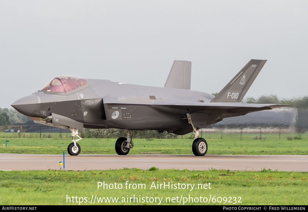 Aircraft Photo of F-010 | Lockheed Martin F-35A Lightning II | Netherlands - Air Force | AirHistory.net #609232