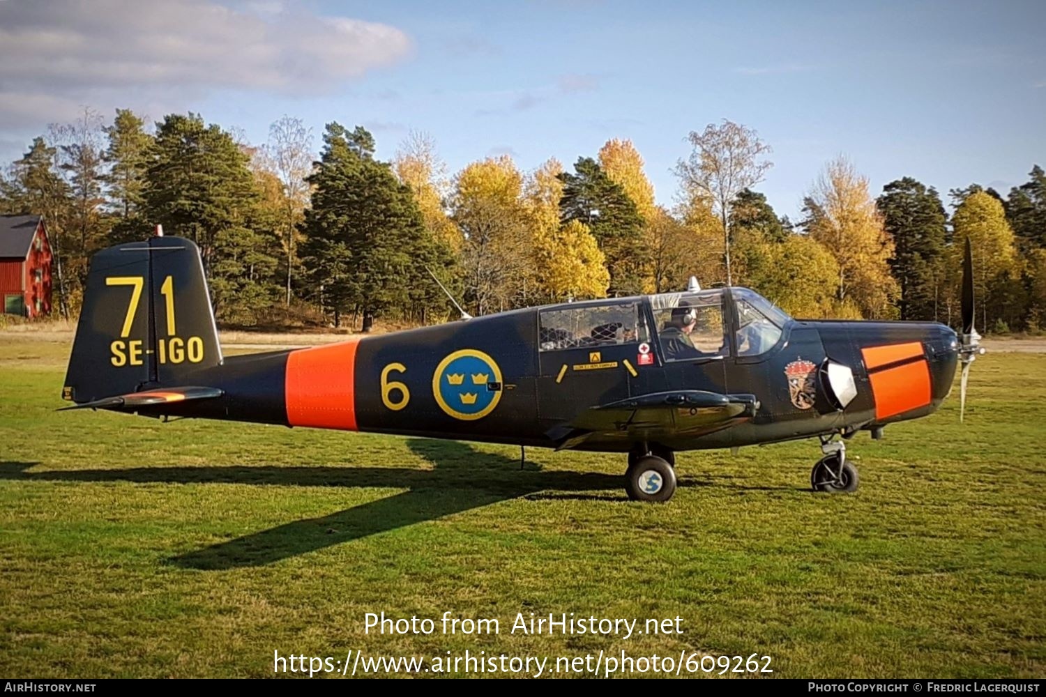 Aircraft Photo of SE-IGO | Saab 91B Safir | Sweden - Air Force | AirHistory.net #609262