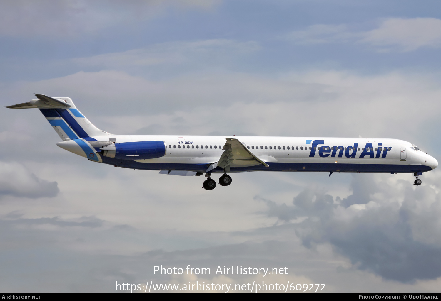 Aircraft Photo of YR-MDK | McDonnell Douglas MD-82 (DC-9-82) | Tend Air - Ten Airways | AirHistory.net #609272