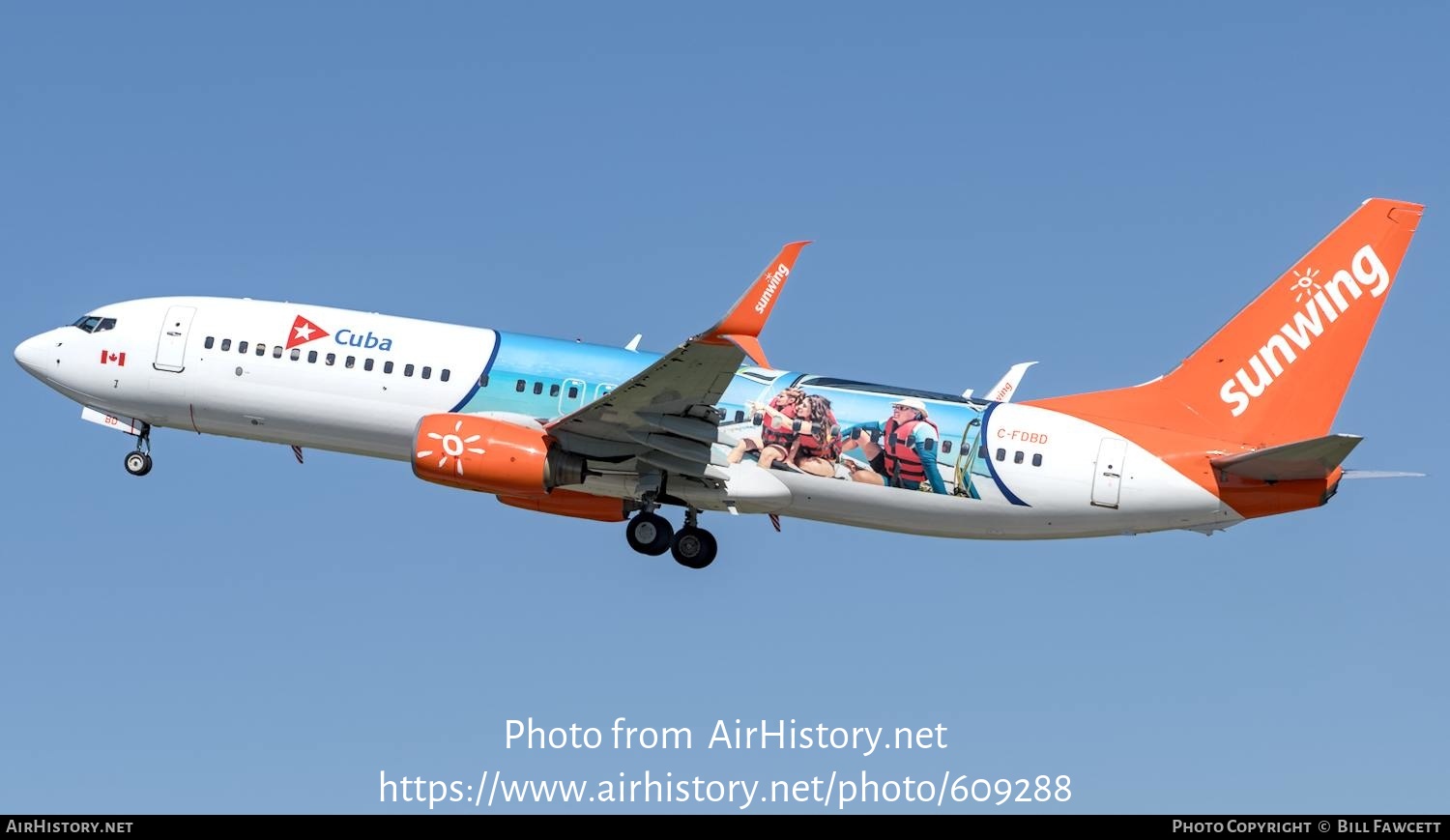 Aircraft Photo of C-FDBD | Boeing 737-8Q8 | Sunwing Airlines | AirHistory.net #609288