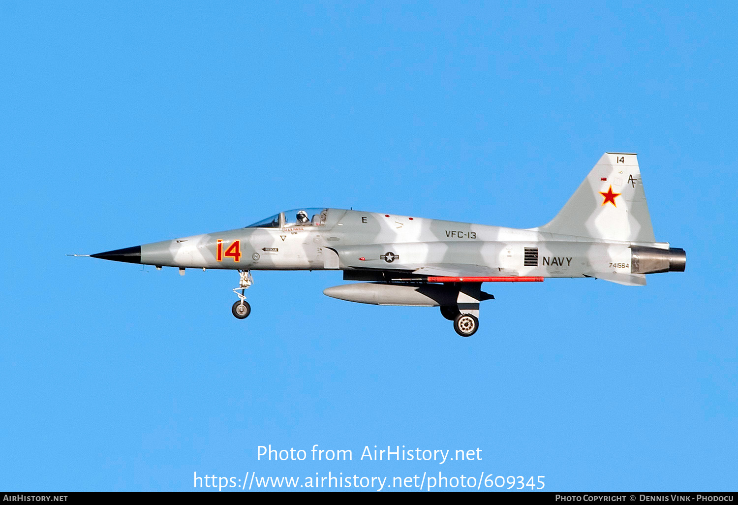 Aircraft Photo of 741564 | Northrop F-5E Tiger II | USA - Navy | AirHistory.net #609345