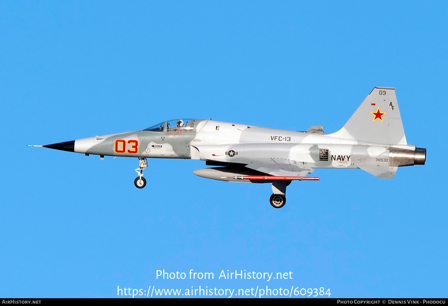 Aircraft Photo of 741530 | Northrop F-5E Tiger II | USA - Navy | AirHistory.net #609384