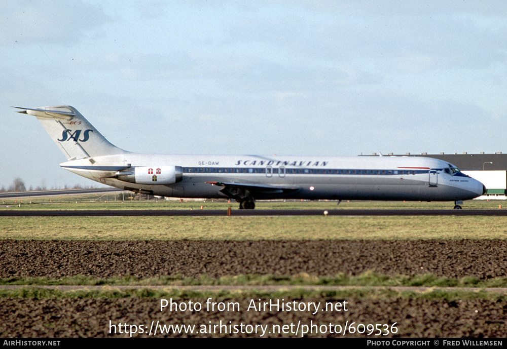 Aircraft Photo of SE-DAW | McDonnell Douglas DC-9-41 | Scandinavian Airlines - SAS | AirHistory.net #609536