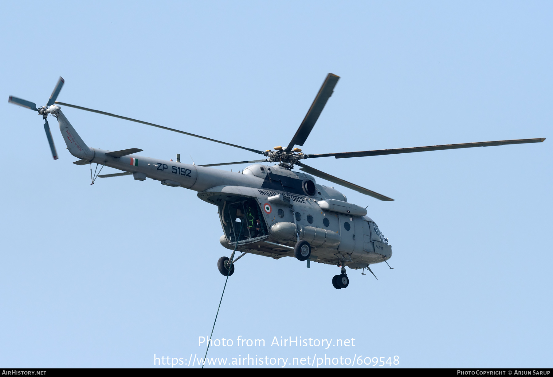 Aircraft Photo of ZP5192 | Mil Mi-17V-5 (Mi-8MTV-5) | India - Air Force | AirHistory.net #609548