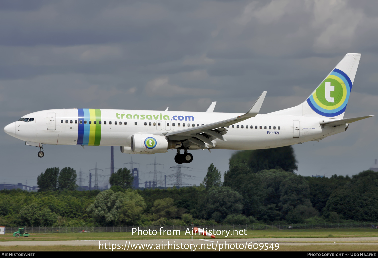 Aircraft Photo of PH-HZF | Boeing 737-8K2 | Transavia | AirHistory.net ...