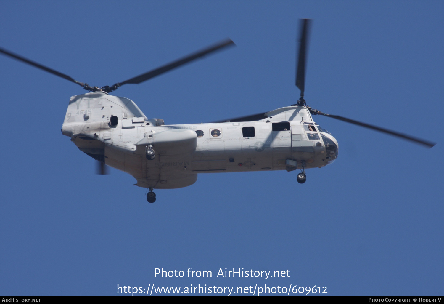 Aircraft Photo of 154845 / 4845 | Boeing Vertol CH-46E Sea Knight | USA - Marines | AirHistory.net #609612