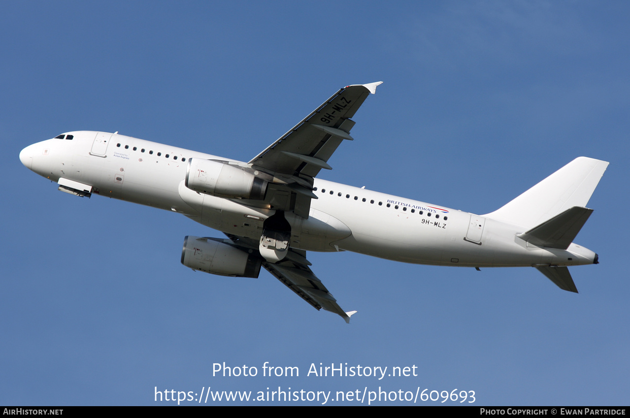 Aircraft Photo of 9H-MLZ | Airbus A320-232 | British Airways | AirHistory.net #609693