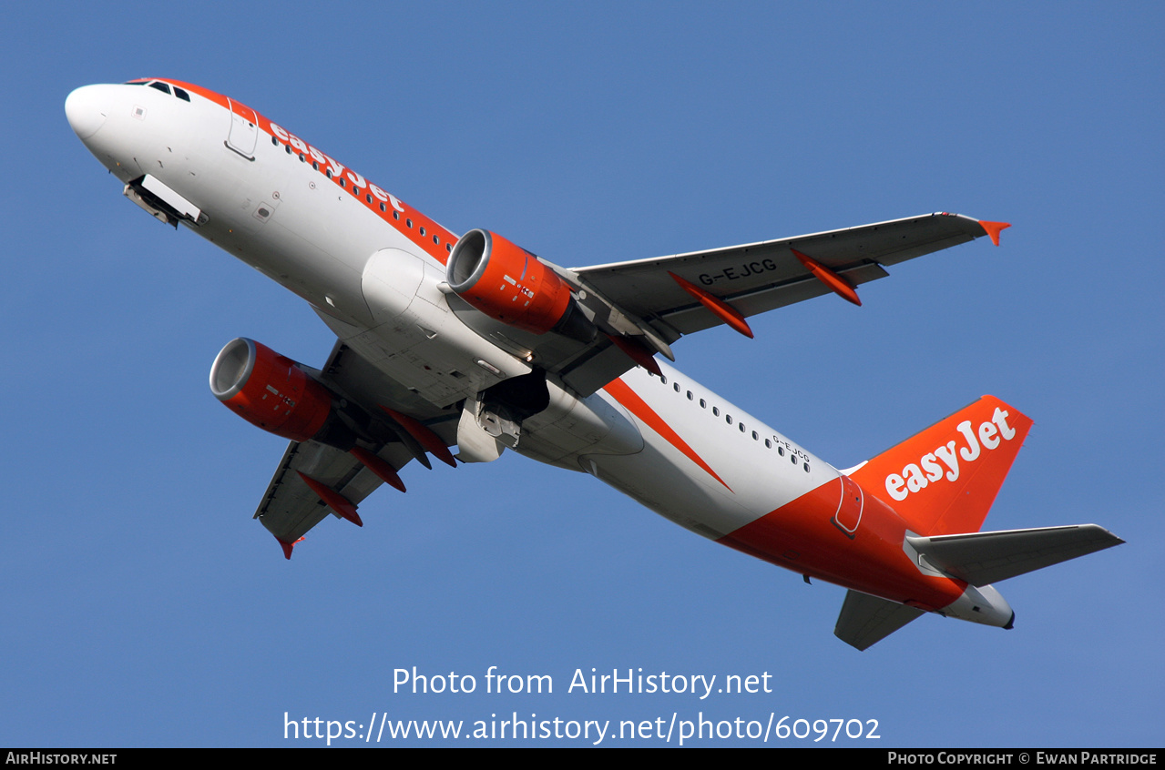 Aircraft Photo of G-EJCG | Airbus A320-214 | EasyJet | AirHistory.net #609702