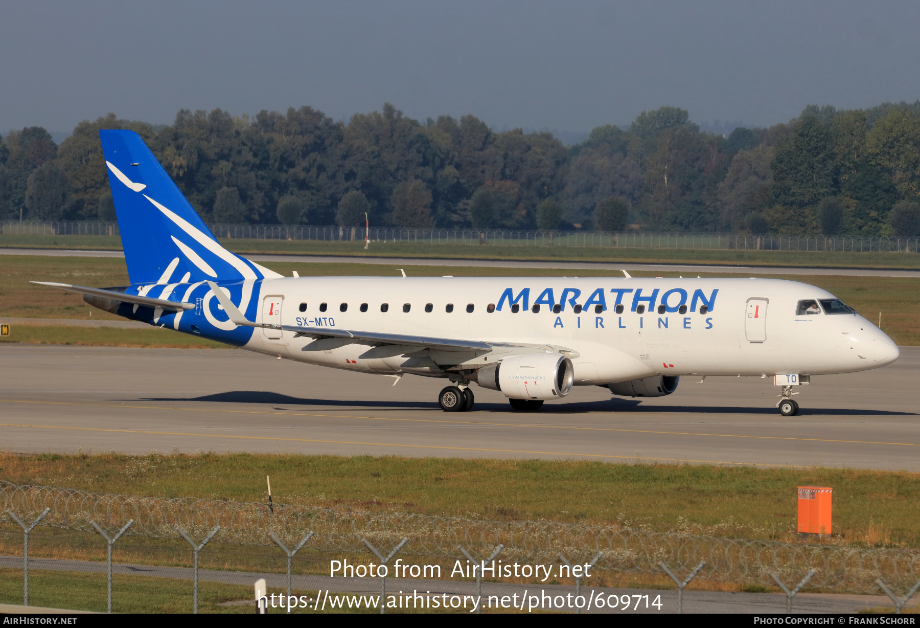 Aircraft Photo of SX-MTO | Embraer 175LR (ERJ-170-200LR) | Marathon Airlines | AirHistory.net #609714