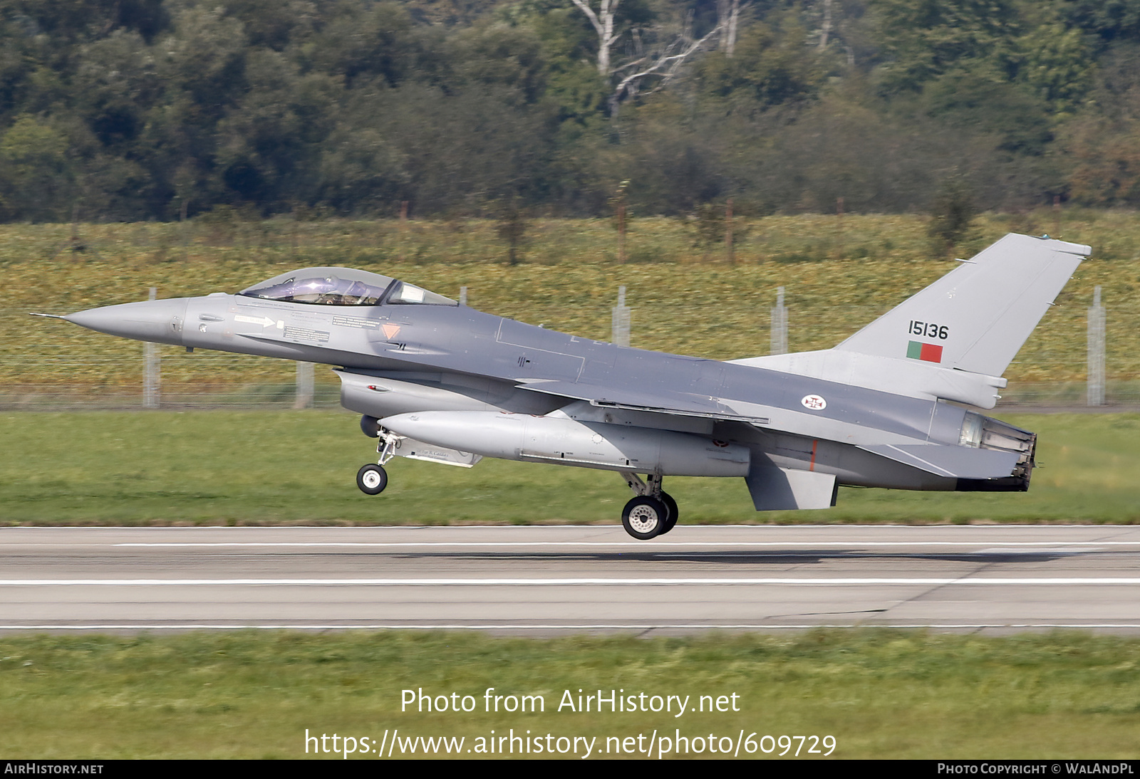 Aircraft Photo of 15136 | General Dynamics F-16AM Fighting Falcon | Portugal - Air Force | AirHistory.net #609729