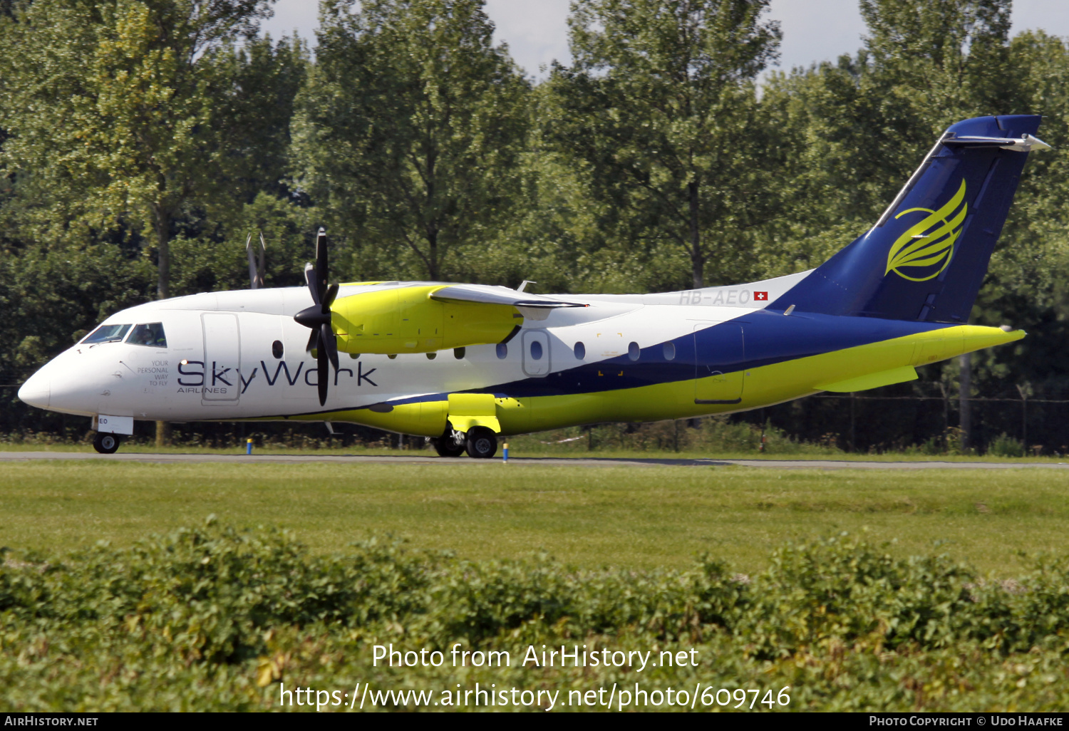 Aircraft Photo of HB-AEO | Dornier 328-110 | SkyWork Airlines | AirHistory.net #609746