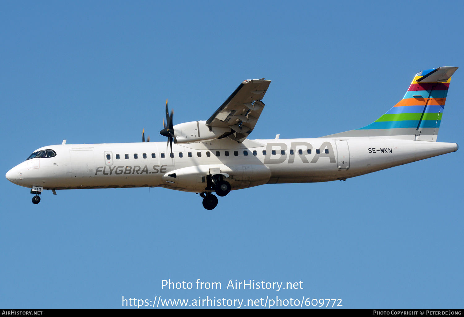 Aircraft Photo of SE-MKN | ATR ATR-72-600 (ATR-72-212A) | BRA - Braathens Regional Airlines | AirHistory.net #609772