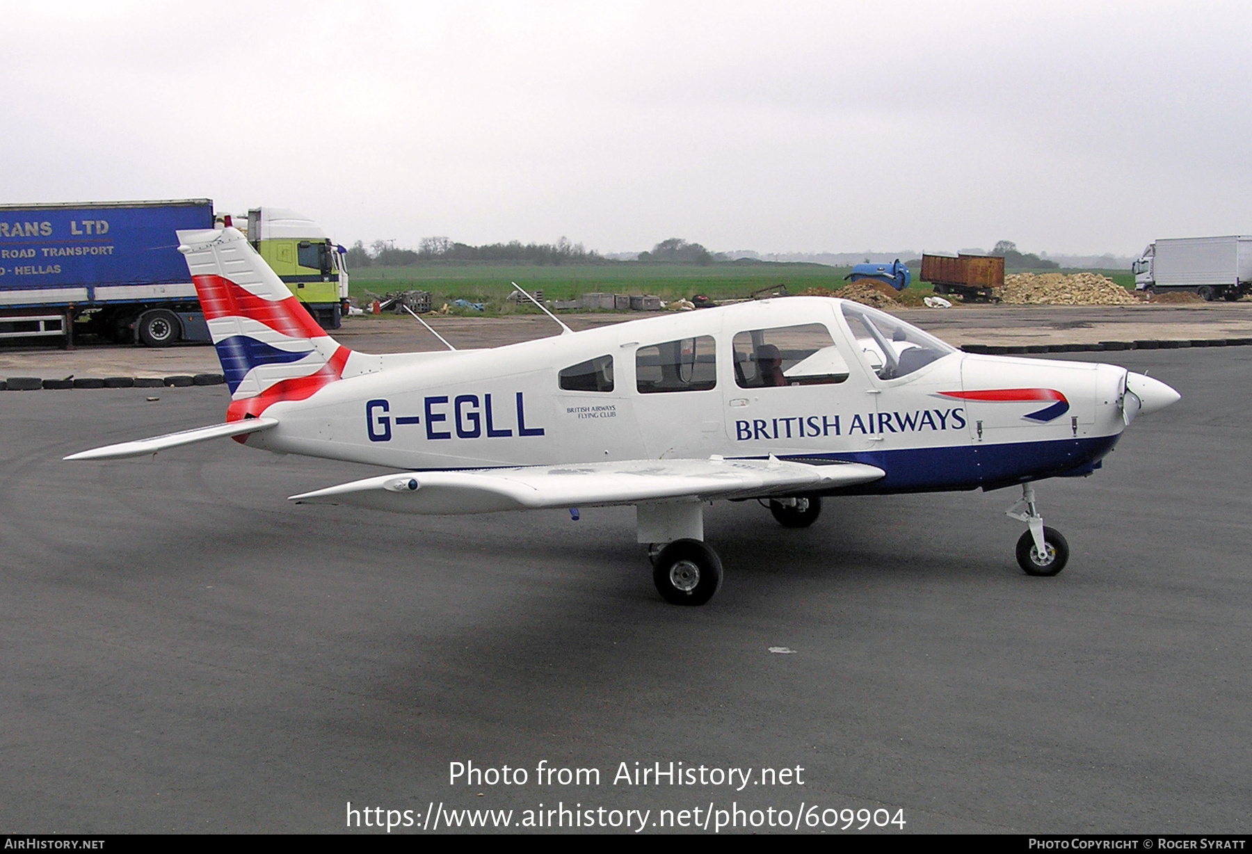 Aircraft Photo of G-EGLL | Piper PA-28-161 Warrior II | British Airways Flying Club | AirHistory.net #609904