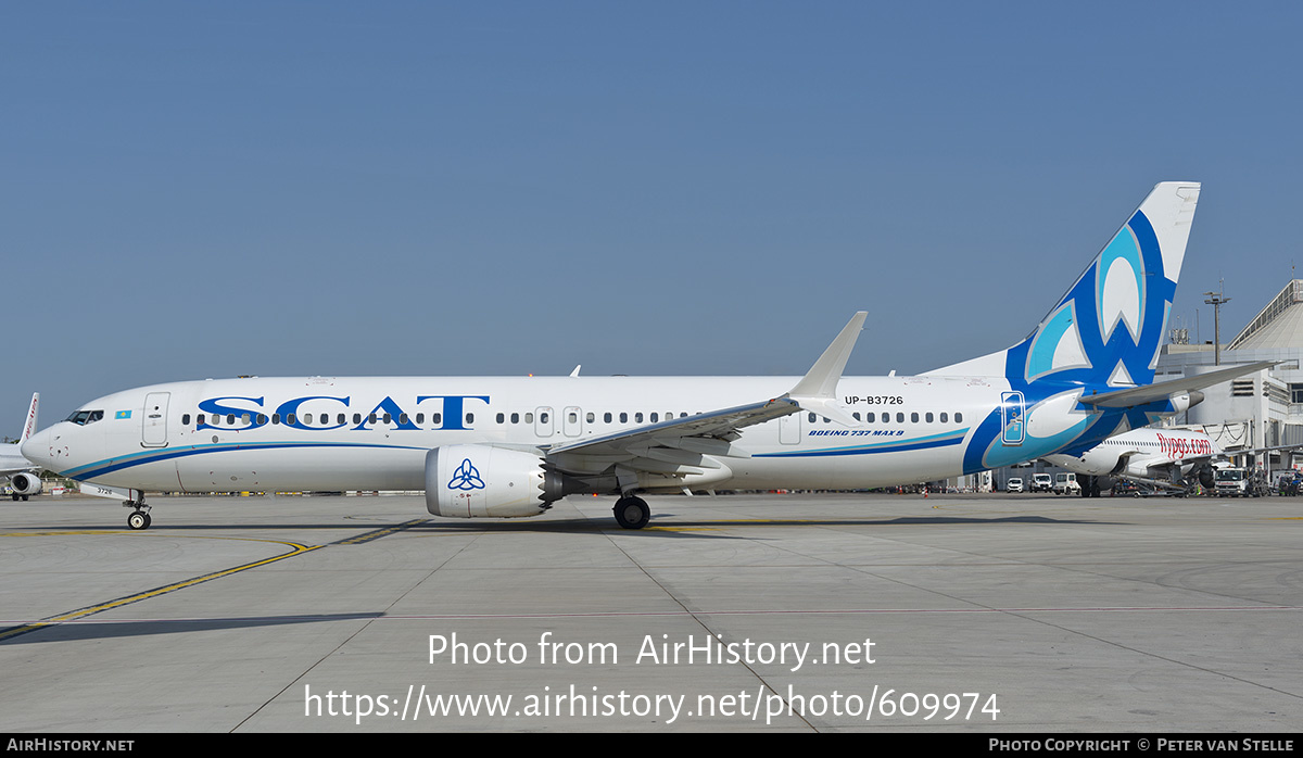 Aircraft Photo of UP-B3726 | Boeing 737-8 Max 8 | SCAT Airlines | AirHistory.net #609974