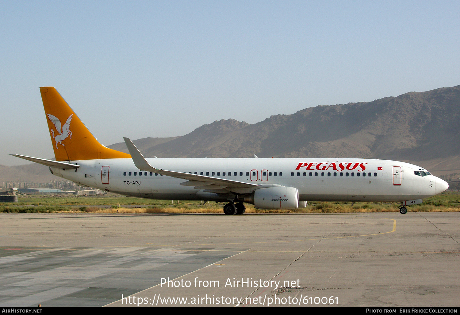 Aircraft Photo of TC-APJ | Boeing 737-86N | Pegasus Airlines | AirHistory.net #610061