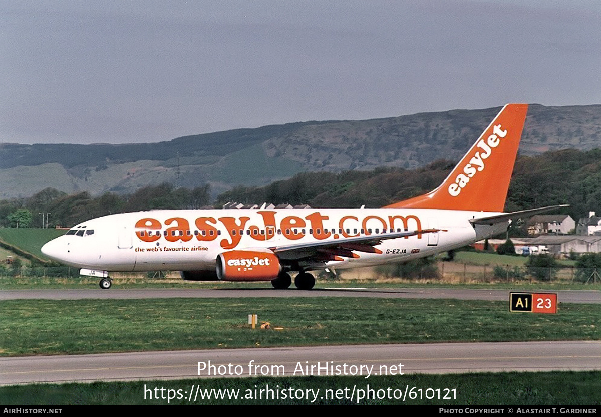 Aircraft Photo of G-EZJA | Boeing 737-73V | EasyJet | AirHistory.net #610121