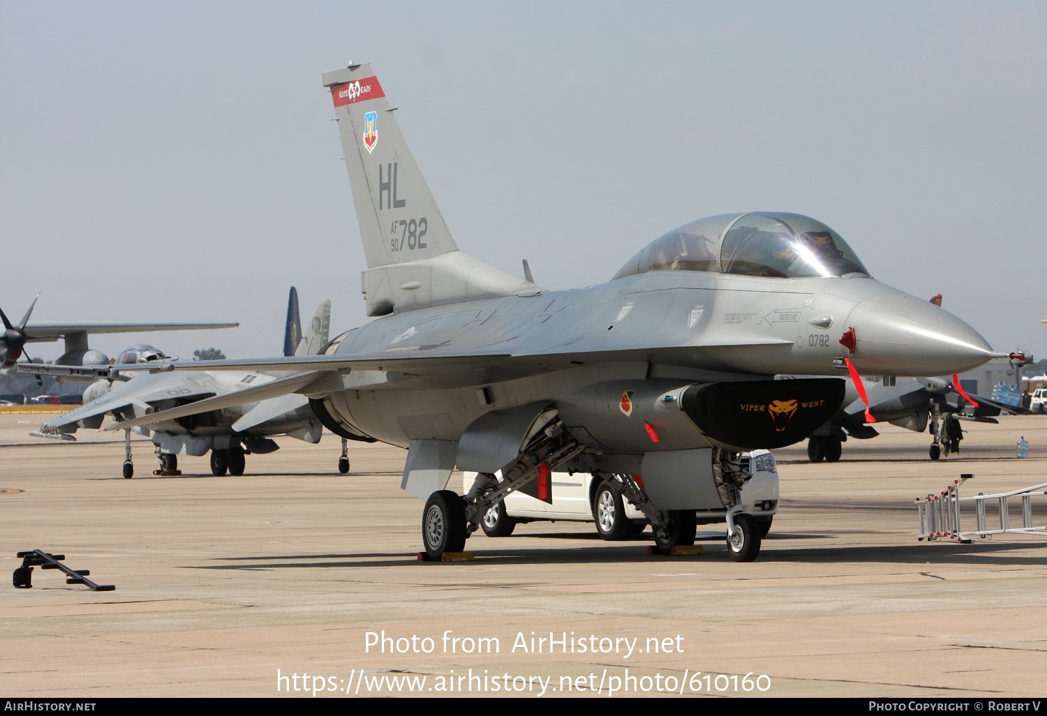 Aircraft Photo of 90-0782 / AF90-782 | General Dynamics F-16DM Fighting Falcon | USA - Air Force | AirHistory.net #610160