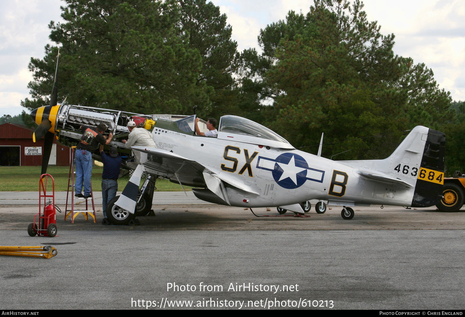 Aircraft Photo of N51EA / 463684 | North American P-51D Mustang | USA - Air Force | AirHistory.net #610213