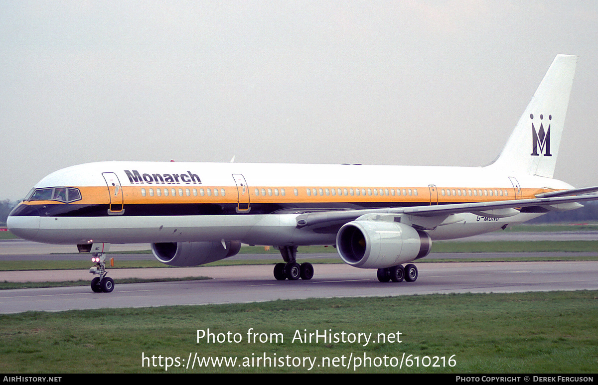 Aircraft Photo of G-MONC | Boeing 757-2T7 | Monarch Airlines | AirHistory.net #610216