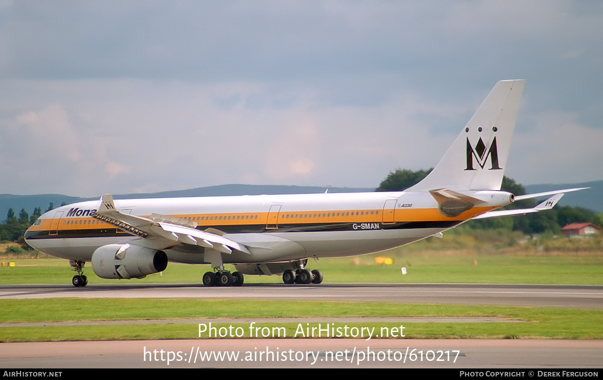 Aircraft Photo of G-SMAN | Airbus A330-243 | Monarch Airlines | AirHistory.net #610217