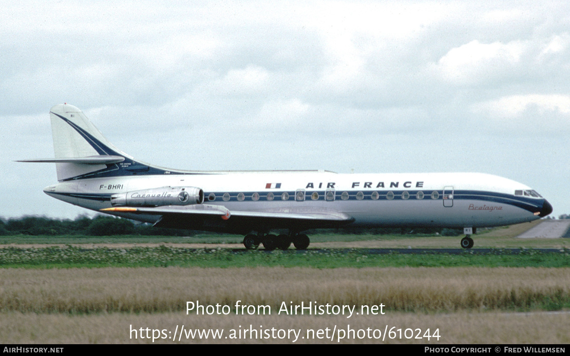 Aircraft Photo of F-BHRI | Sud SE-210 Caravelle III | Air France | AirHistory.net #610244