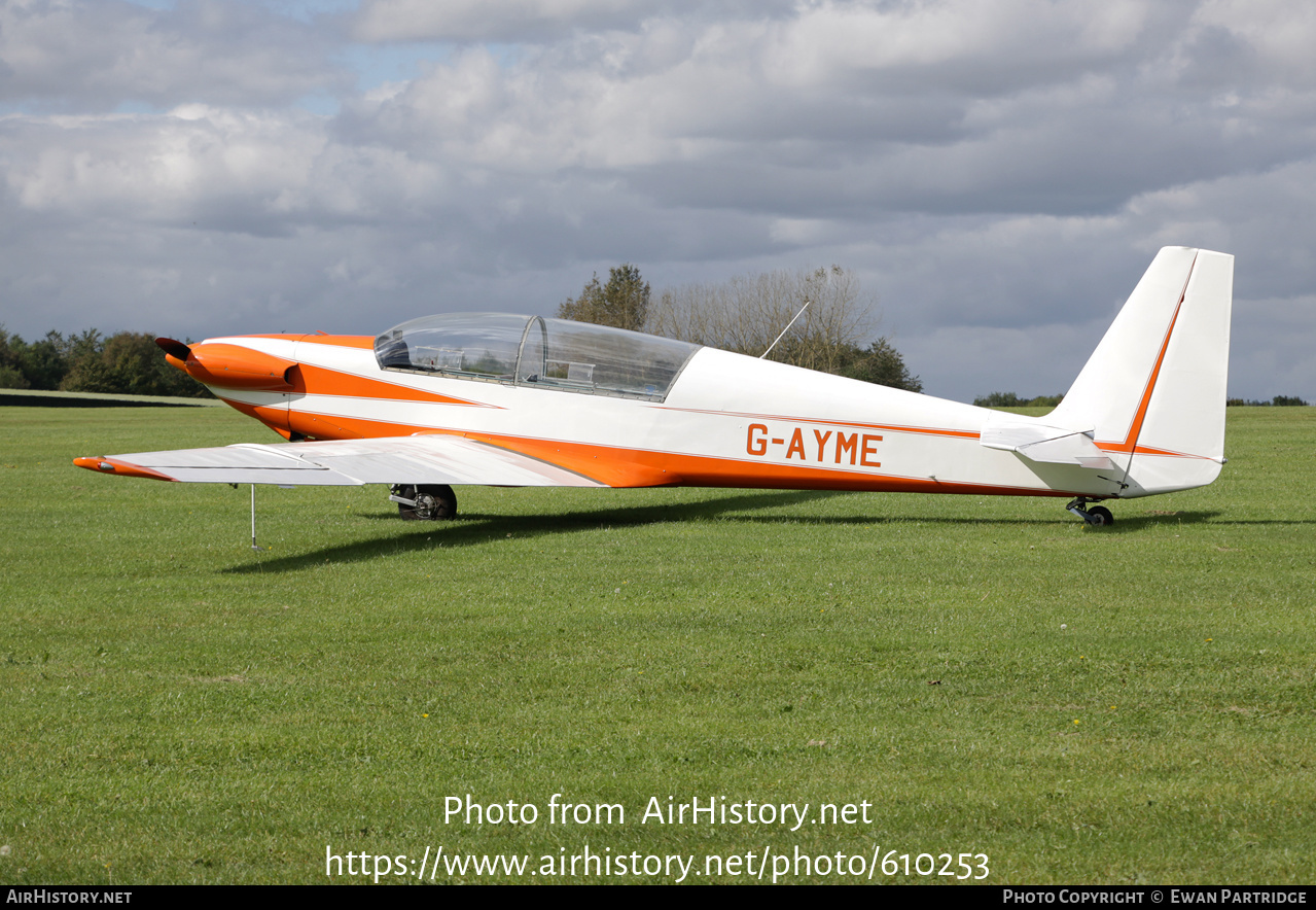 Aircraft Photo of G-AYME | Fournier RF-5 | AirHistory.net #610253