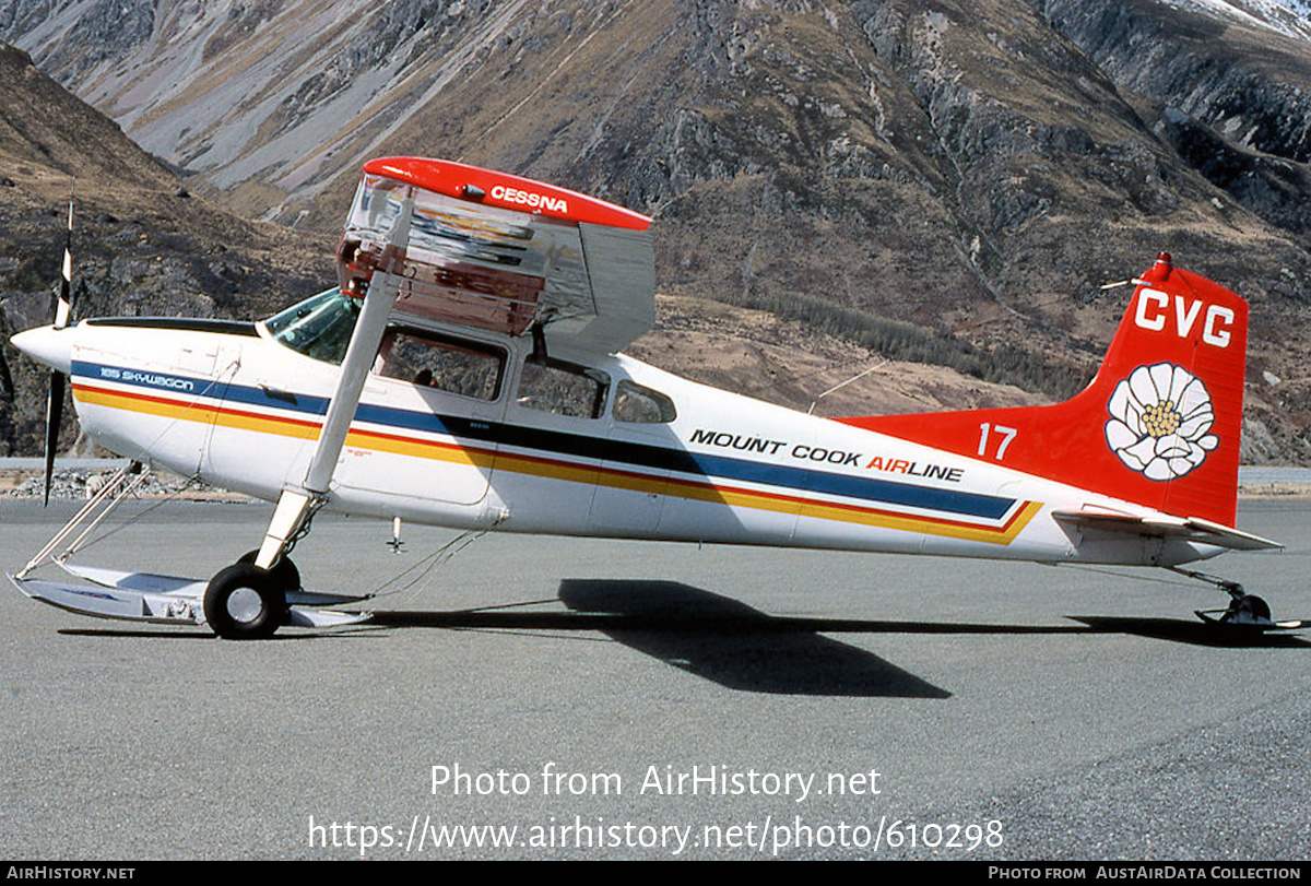 Aircraft Photo of ZK-CVG / CVG | Cessna 185C Skywagon | Mount Cook Airline | AirHistory.net #610298