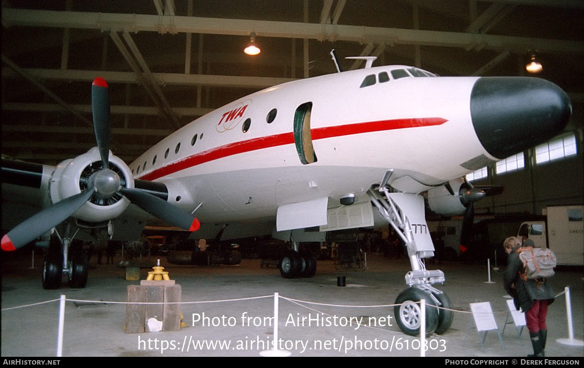 Aircraft Photo of N7777G | Lockheed L-749A(F) Constellation | Trans World Airlines - TWA | AirHistory.net #610303