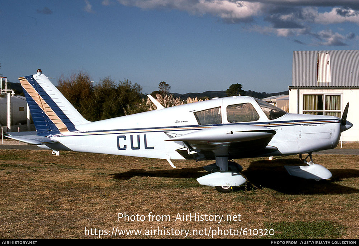 Aircraft Photo of ZK-CUL / CUL | Piper PA-28-140 Cherokee | AirHistory.net #610320