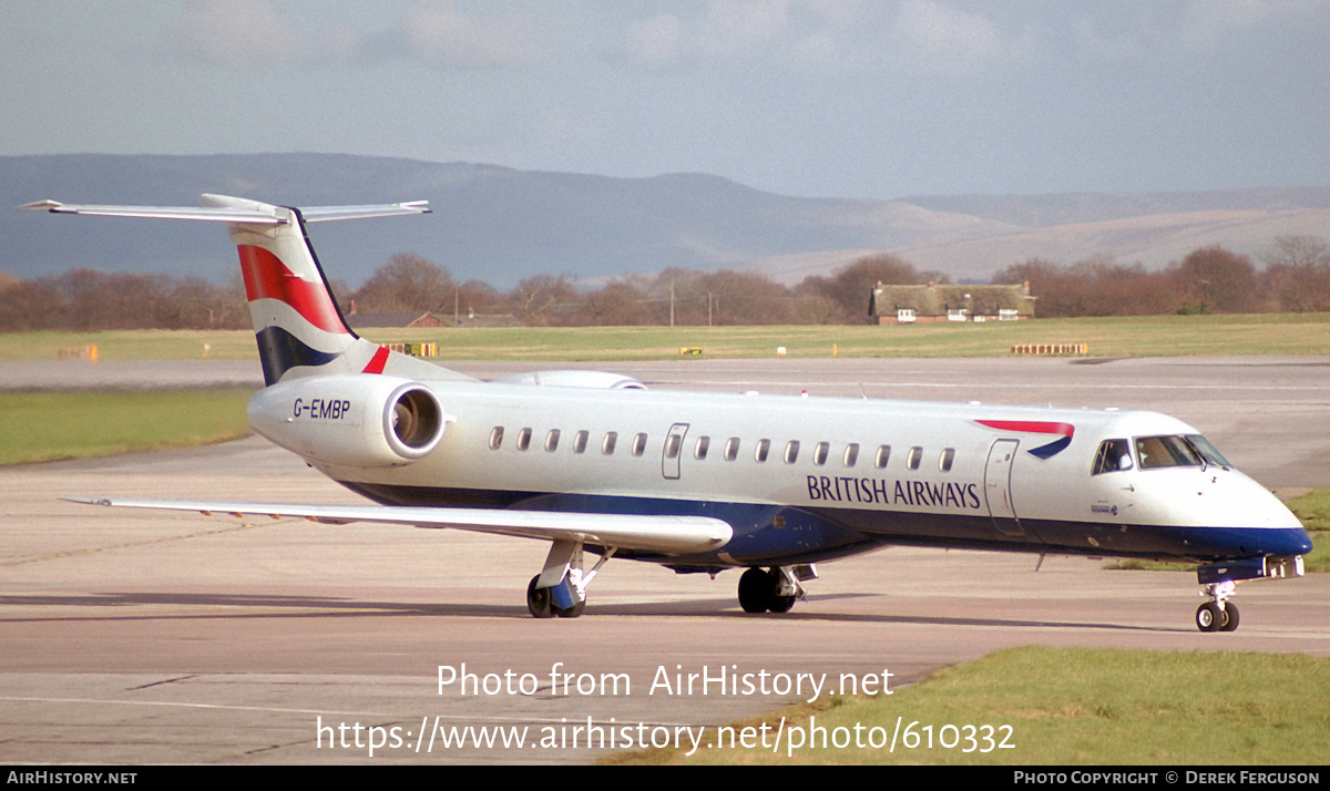 Aircraft Photo of G-EMBP | Embraer ERJ-145EU (EMB-145EU) | British Airways | AirHistory.net #610332