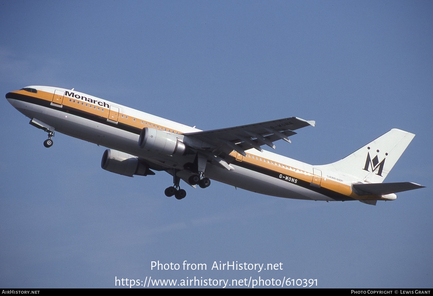 Aircraft Photo of G-MONS | Airbus A300B4-605R | Monarch Airlines | AirHistory.net #610391