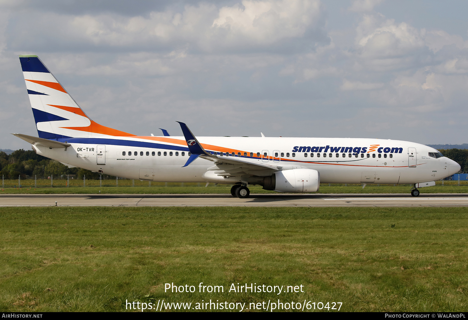 Aircraft Photo of OK-TVR | Boeing 737-86N | Smartwings | AirHistory.net #610427