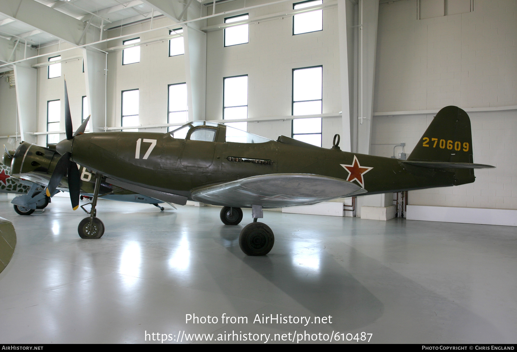 Aircraft Photo of 270609 | Bell P-63C Kingcobra | Soviet Union - Air Force | AirHistory.net #610487