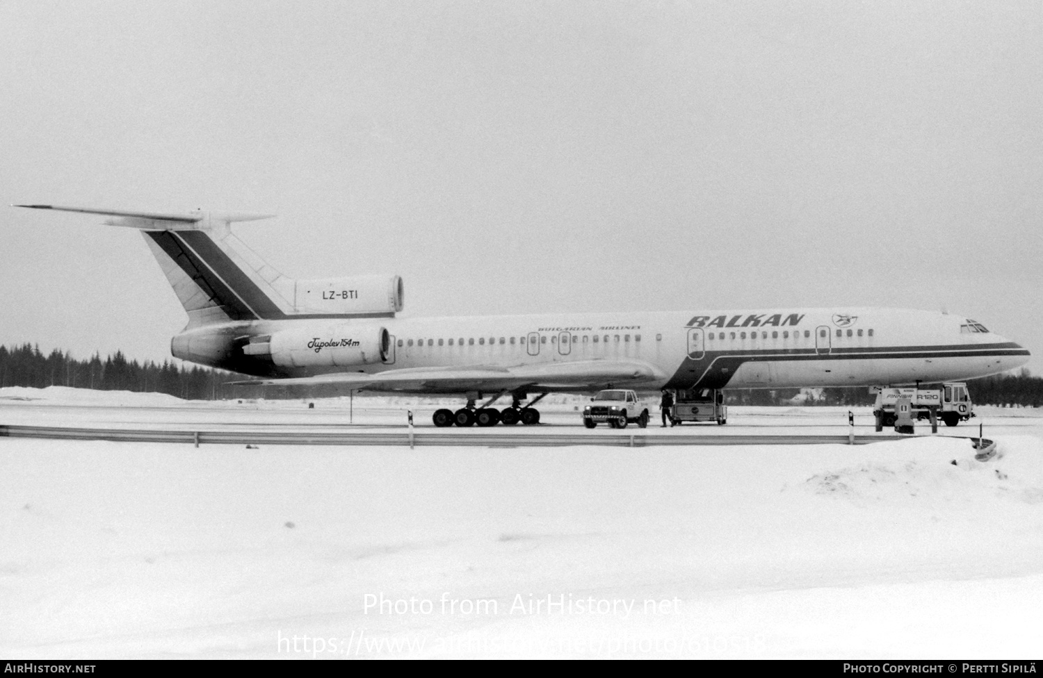 Aircraft Photo of LZ-BTI | Tupolev Tu-154M | Balkan - Bulgarian Airlines | AirHistory.net #610518