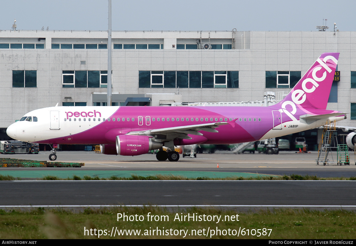 Aircraft Photo of JA811P | Airbus A320-214 | Peach Aviation | AirHistory.net #610587