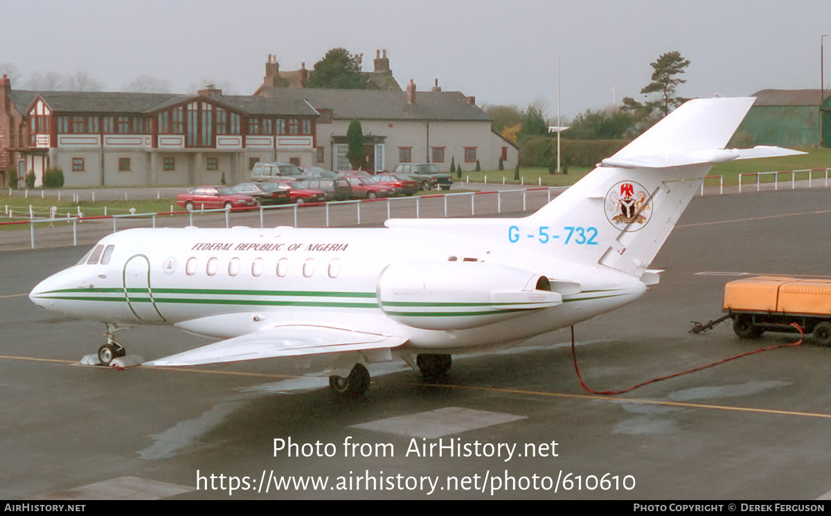 Aircraft Photo of G-5-732 | British Aerospace BAe-125-1000B | Federal Republic of Nigeria | AirHistory.net #610610