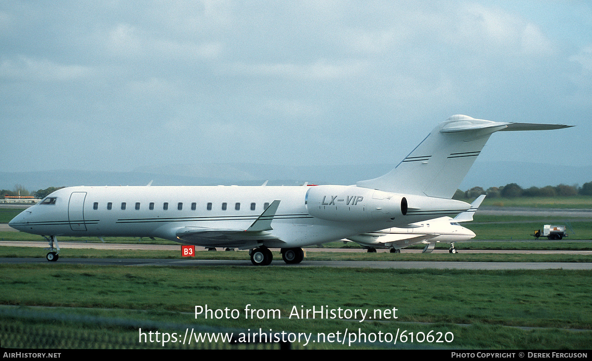 Aircraft Photo of LX-VIP | Bombardier Global Express (BD-700-1A10) | AirHistory.net #610620