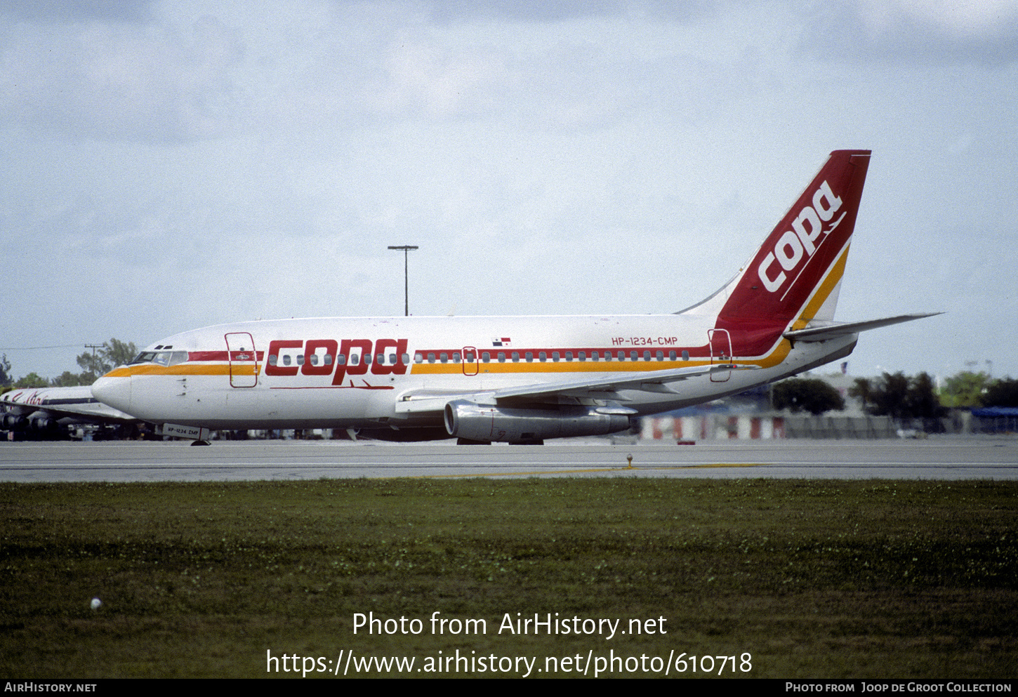 Aircraft Photo of HP-1234CMP | Boeing 737-2S3/Adv | COPA Panama | AirHistory.net #610718